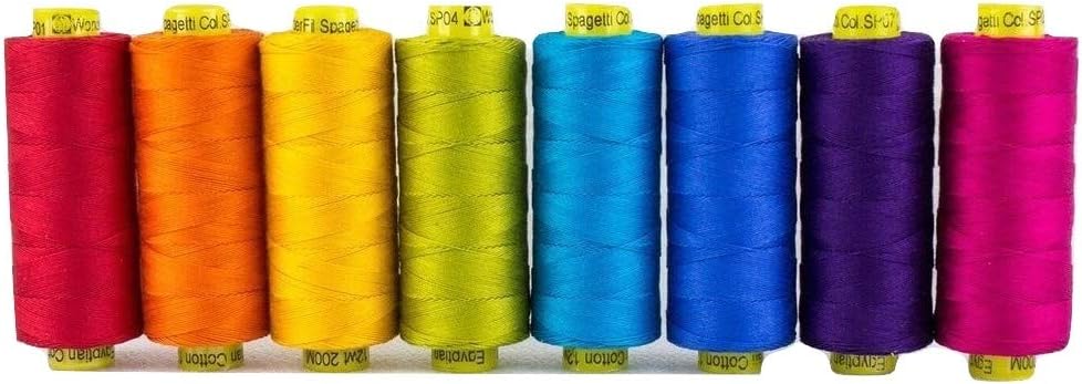 WonderFil, Specialty Threads, Splendor, 2-Ply Rayon Versatile Thread, 40wt, Bright - Set of 10