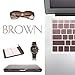 Allinside Dark Brown Ombre Keyboard Cover Skin for MacBook Pro 13