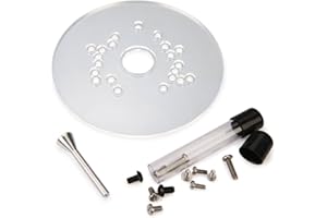 JASPER Unversal Router Base Plate for Trim Routers | Compact Routers Plate with Screws