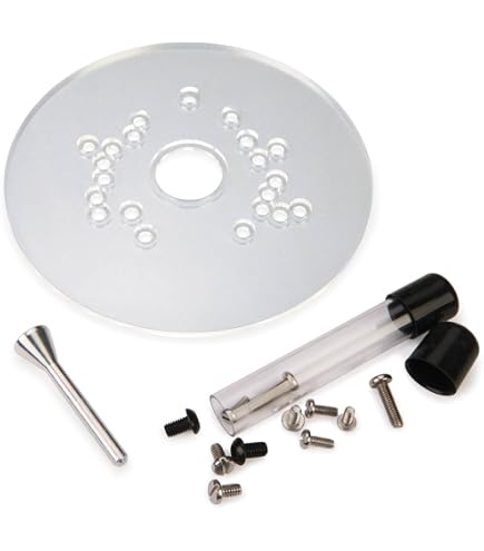 Clear Router Base Plate 6-1/2