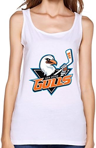 WYBU White San Diego Gulls Geek Tank Top For Womens Size S