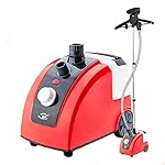 HUAPU Fast Heat-up Powerful Upright Heavy Duty Clothes Steamer Steam Iron Fabric Steamer with Fabric Brush and Garment Hanger For Home