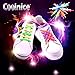 No Tie Elastic Shoelaces by Coolnice®, Silicone Shoe Lace Lock Bands for Kids or Adults 20 Pc DIY for sneakers, boots, running, triathalon- Color of Pink