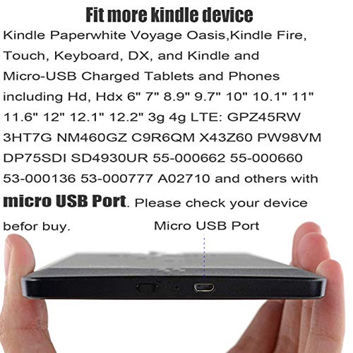 6 Replacement+iBarbe+Charger+Paperwhite+Dot+black