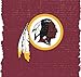 Duck Brand 281538 Washington Redskins NFL Team Logo Duct Tape, 1.88-Inch by 10 Yards, Single Roll