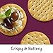 Toasteds Crackers, Party Snacks, Lunch Snacks, Classic Buttercrisp (6 Boxes)