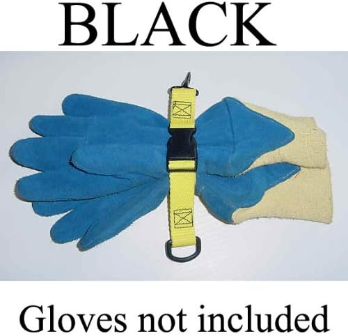 Glove Strap Glove Keeper Ii for Firefighters or Work Gloves Black