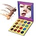 MISKOS 16 Color Purple Bright Pigmented Eyeshadow Palette Cruelty Free 8 Shimmer 8 Matte Smoky Warm Eye Shadows Nature Waterproof Eye Makeup Kit