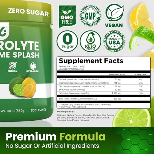 Keppi Electrolytes Powder 50 Serves No Sugar Or Carbs Electrolyte