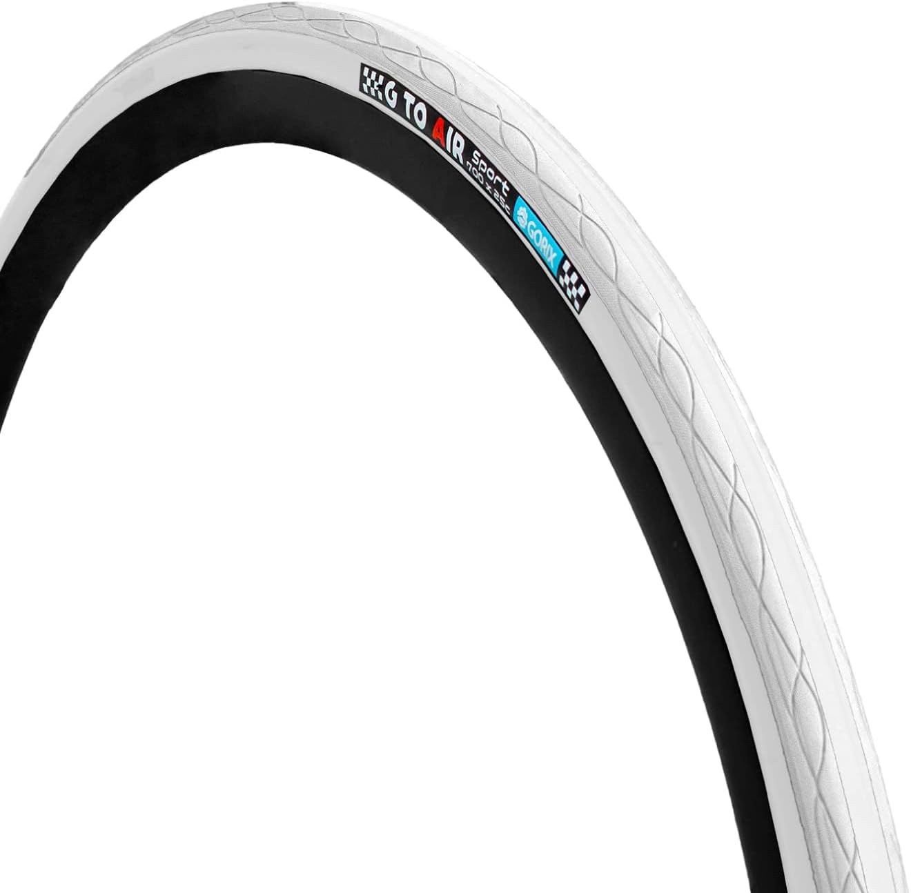 GORIX Road Bike Tire 700×23C 25C 28C 32c 35c Cycling Bicycle (Gtoair) (700×28c, All White(1 Tire))