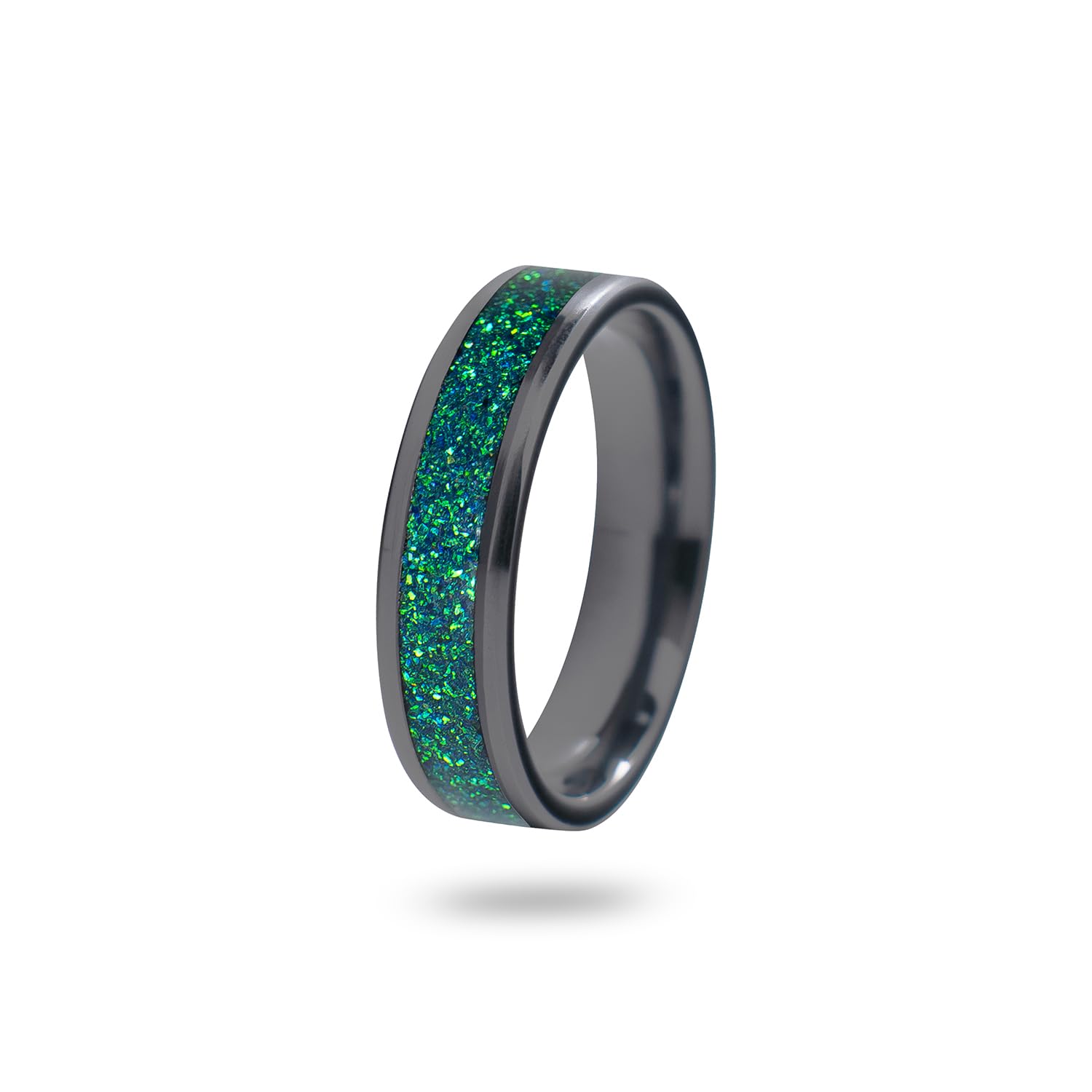 CNICK Smart Payment Ring - Contactless NFC Payment with Tokenization, Fashionable Design, VISA and MasterCard Compatible, Tesla Key Ring for Model 3/Y/S/X/CT (Opal, 9.5)