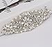 Trlyc Authentic Crystal Rhinestone Trim, Rhinestone Applique, Rhinestone Headband, Rhinestone Belt, Bridal Sash, Wedding Garter