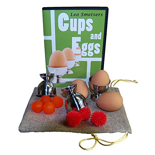 MMS Cups and Eggs (DVD and Props) by Leo Smetsers and Alakazam Magic - DVD