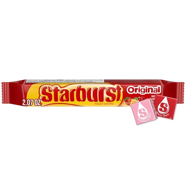 STARBURST ORIGINAL FRUIT CHEWS CHEWY CANDY, FULL SIZE,...