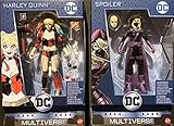 DC Comics Multiverse Harley Quinn and Spoiler Action Figures Bundle