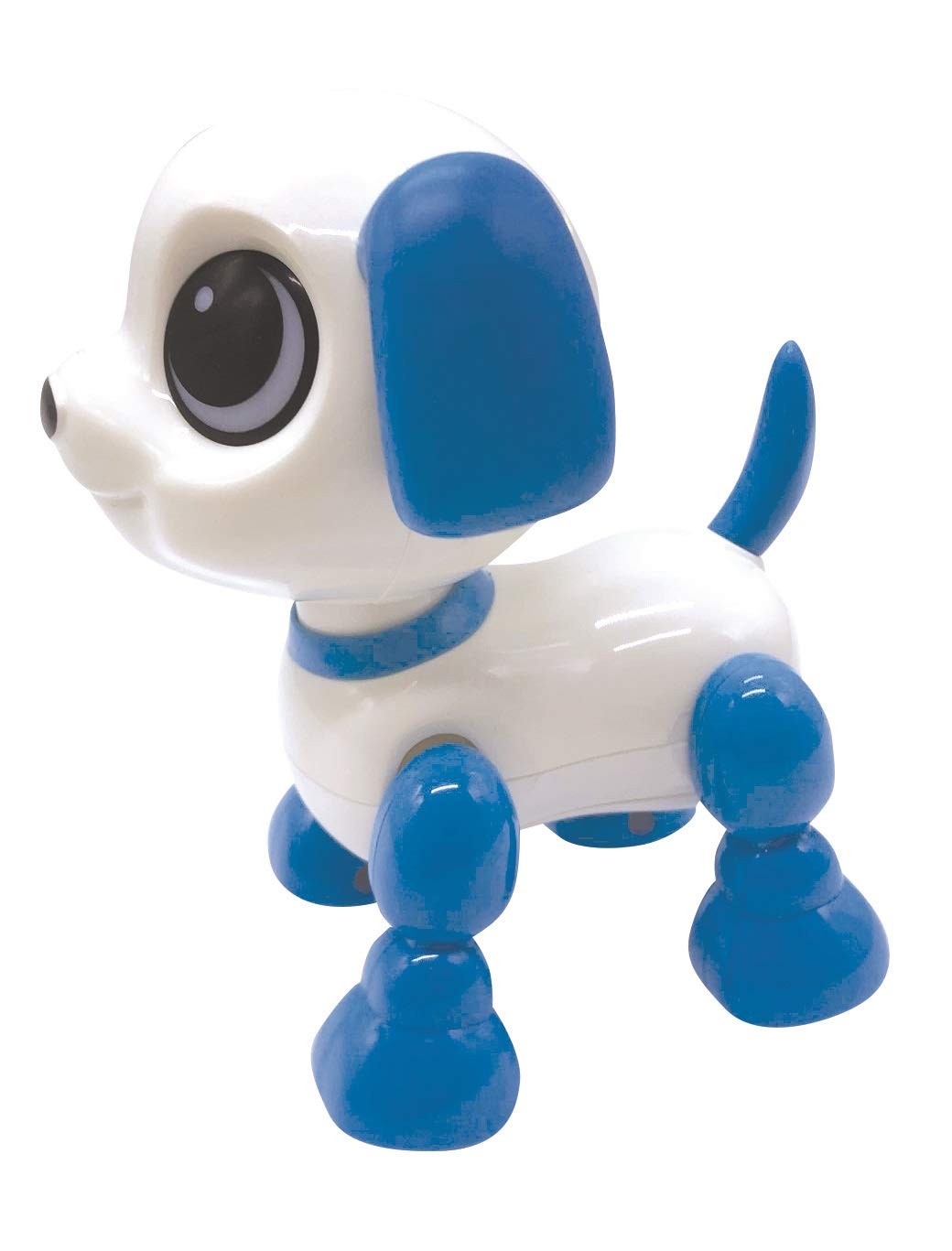 LEXiBOOK Power Puppy - Mini - My Little Robot Dog - Robot Dog with Sounds, Music, Light Effects, Voice Repeat and Sound Reaction, Toy for Boys and Girls - ROB02DOG