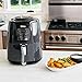 Ninja 1550-Watt Programmable Base for Air Frying, Roasting Reheating & Dehydrating with, 4-Quart Ceramic Coated Basket (AF100), Black/Gray (Renewed)