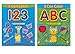 Paper Craft Coloring Books for Kids, ABC and 123, I Can Color Coloring and Educational Books, Learning Coloring Books for Young Baby and Toddlers, Featured Letters and Numbers to Color, 2 Piece