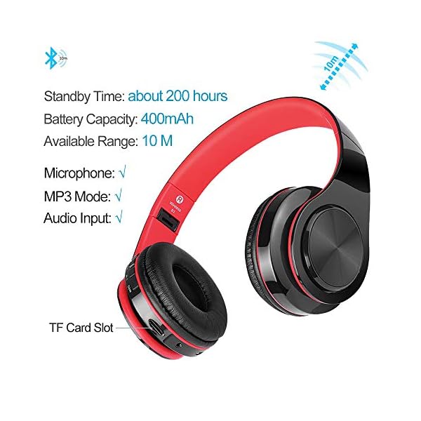 IULONEE-Wireless-Bluetooth-Headphones-Over-Ear-Hi-Fi-Deep-Bass-Headset-Lightweight-Soft-protein-Earmuffs-Foldable-Headset-8-Hrs-Playtime-with-Headphones-Mic-Wired-and-Wireless-Mode-Black-Red IULONEE Wireless Bluetooth Headphones Over Ear Hi-Fi Deep Bass Headset Lightweight Soft protein Earmuffs- Foldable…