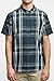 RVCA Men's Waas 2 Short Sleeve Woven Shirt, Federal Blue, Large