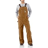 Carhartt mens Loose Fit Firm Duck Bib Overall