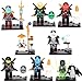 Jay Cole Nya Kai Nya Wu NINJAGO NINJA 8 Minifigures Building Bricks lEGO Toys