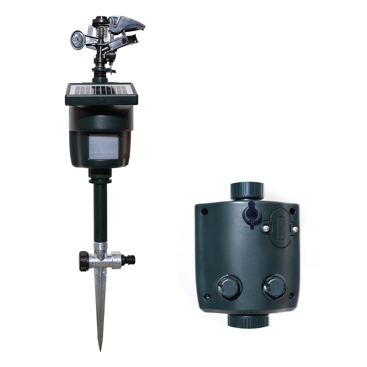 Photo 1 of Solar Motion Activated Sprinkler with Day & Night Detection Modes Repellent Detector for Garden Outdoor Waterproof