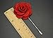 Flairs New York Gentleman's Essentials Premium Handmade Flower Lapel Pin Boutonniere (Pack of 1 Pin, Fairway Green Begonia)