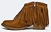 J. Adams Fringe Ankle Boot- Western Cowboy Bootie