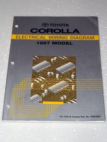 1997 Toyota Corolla Factory Wiring Diagrams Service Manual (AE101, AE102)