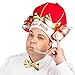 BigMouth Inc King of Beers Drinking Hat, Party Hat Holds 2 Beers, Sodas and More, Built-in Straw