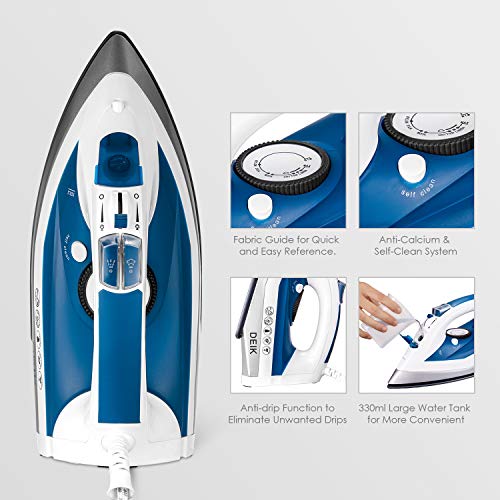 6 Deik+Nanoceramic+Soleplate+Temperature+Self+Clean