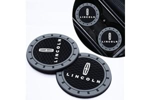LOVMMEWLOT 2pcs Car Cup Holder Coaster,Cup Holder Insert Coaster Lincoln MKC Nautilus Aviator Navigator MKZ Continental,Anti Slip Car Cup Coaster for Car Interior Accessories