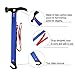 Yoport Aluminum Tent Hammer with Tent Stake Remover, Lightweight & Portable for Outdoor Camping Hammer Tent Nail Hammer or Stake Puller(Blue)