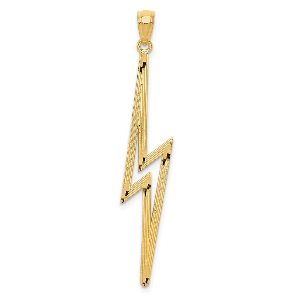 Necklaces 14k Polished Diamond-Cut 