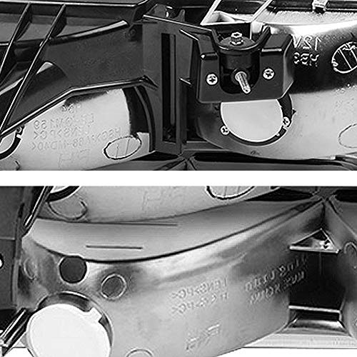 JSBOYAT Headlight Assembly Replacement for 1999-2002 Chevy Silverado 1500 2500 1500HD 2500HD 3500HD / 2000-2006 Chevy Tahoe Suburban 1500 2500 Headlamp with Bumper Lights - Passenger and Drive (Black) - Thumbnail 4