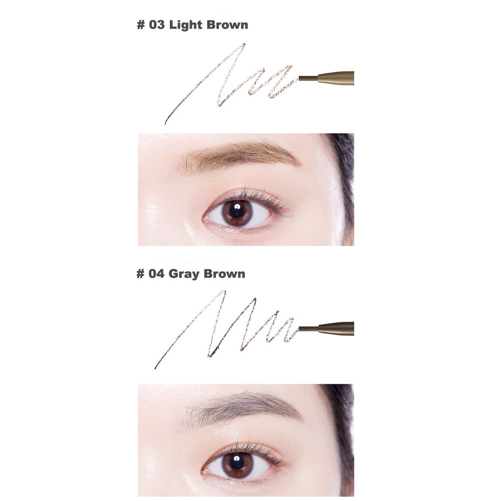 Amazon Com Etude House Drawing Slim Eyebrow 1 5mm 02 Natural Brown Beauty