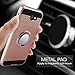 Galaxy J3 Emerge/J3 Mission/J3 Eclipse/J3 Luna Pro/Amp Prime 2/J3 Prime/Express Prime 2 Case with Screen Protector,AnoKe 360 Degree Rotating Ring Holder Kickstand for Galaxy J3 2017 ZS Rose Gold