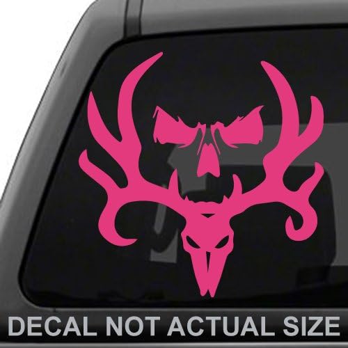 Bone Collector Design Deer Hunting Bowhunting Gun Decal (12 in, Pink)