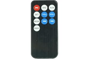 HCDZ Replacement Remote Control for August MB300 Mini Wooden MP3 Stereo System