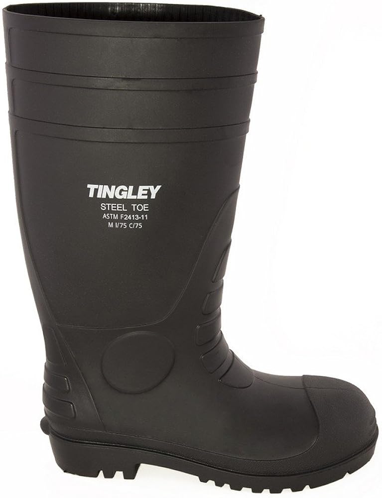  | TINGLEY Rubber Blk Steel Toe Boots 31244 Work Shoes/Boots | Boots