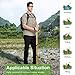 CAMEL CROWN Men's Stretchy Hiking Pants, Quick Drying Ultralight Athletic Pants Travel Cargo Pants, Elastic Waist