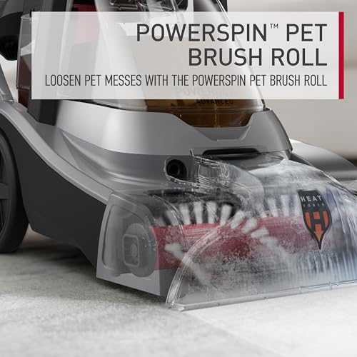 Hoover PowerDash Pet Advanced Compact Carpet Cleaner Machine with Above Floor Cleaning, Lightweight Carpet Shampooer Machine, Pair with a Hoover Carpet Cleaner Solution for a Bright, Refreshed Home