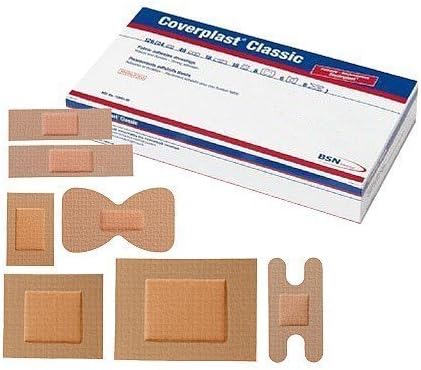 Coverplast Classic Latex Fabric Plasters Assorted Pack of 126 by Coverplast