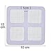 Frienda 6 Pack Window and Door Screen Repair Patch, Adhesive Repair Kit for Covering up Holes (Grey)