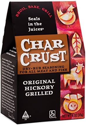 Char Crust Dryrub Seasoning Original Hickory Grilled 4Ounce Boxes (Pack Of 6)