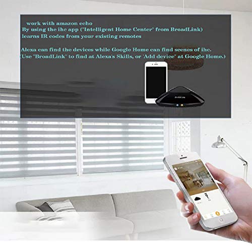 Rollerhouse Solar Roller Shades for Windows Remote Control Blinds Battery Powered Suit 1.18 inch(30mm) Pipe