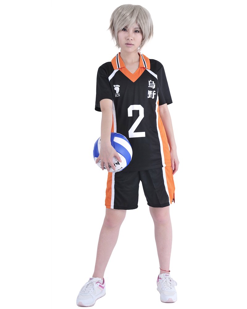 miccostumes Men's Haikyū!!Karasuno Hinata Shoyo High Volleyball Club Cosplay Costume