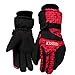 GVDV Waterproof Men Women Winter Ski Skiing Snow Warm Gloves (Red)