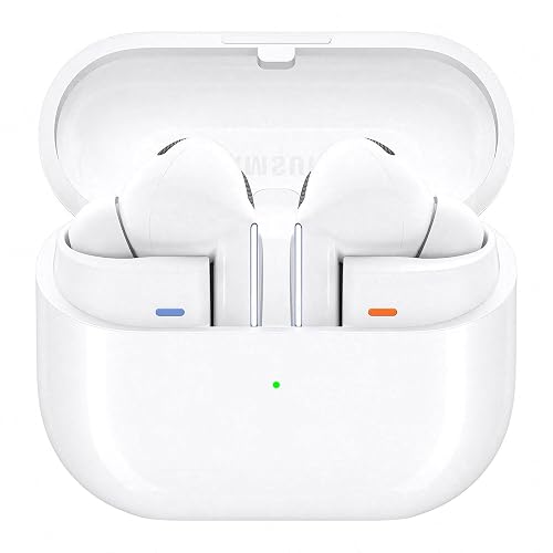Samsung Galaxy Buds3 Pro White with Galaxy AI, Wireless Earbuds, Noise Cancelling, Bluetooth, 360 Audio, Hi-Fi Sound, 2 Year Extended Warranty (UK Version)